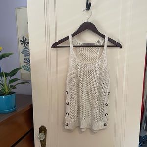 Guess braided sweater tunic